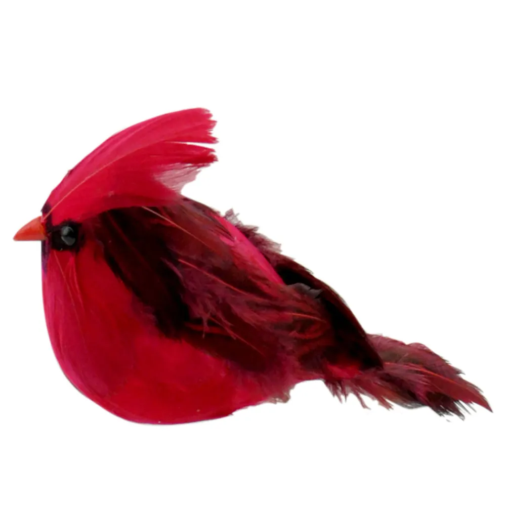 Online Christmas Forever BIRD RED CARDINAL 4″ W’CLIP