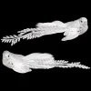Clearance Christmas Forever BIRD SILVER 7.5″ W/CLIP & FEATHER TAIL W/GLTR 2/S