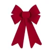 Sale Christmas Forever BOW RED VELVET 6″x10″ FORMED/PVC BACKING