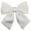 Best Christmas Forever BOW SPONGE/FABRIC 13″ IVORY