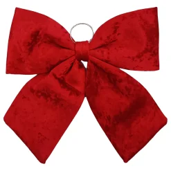 Best Christmas Forever BOW SPONGE/FABRIC 17″ RED VELVET