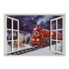 Sale Christmas Forever CANVAS W/ FRAME 35″X24″4 LED RED TRAIN W/TIMER