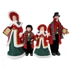 New Christmas Forever CAROLER FAMILY 4PC 20″-26″ RED/GREEN/BLACK