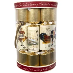 Discount Christmas Forever CHRISTMAS CRACKER PREMIUM 12PC TUB X 12″ 12 DAYS OF CHRISTMAS