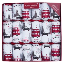New Christmas Forever CHRISTMAS CRACKER PREMIUM 6PCx12″ LONDON SIGHTS WITH PICCADILLY GIFT INSIDE