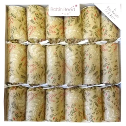 Online Christmas Forever CHRISTMAS CRACKER PREMIUM 6PCX12″LEAF FOLIAGE W/ PICCADILLY GIFT INSIDE