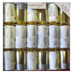 Hot Christmas Forever CHRISTMAS CRACKER PREMIUM 6PCX12″ TREES & REINDEER W/ PICCADILLY GIFT INSIDE