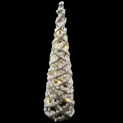 Sale Christmas Forever CONE TREE ROPE 15.75″ LED W ZIGZAG ROPE B/O