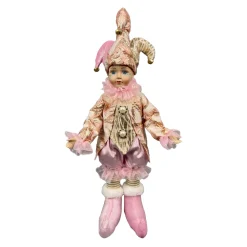Sale Christmas Forever DOLL STANDING 18″ PINK/GOLD