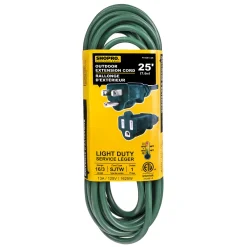 Discount Christmas Forever EXT. CORD O/D 16/3 1-OUTLET 25′ GREEN
