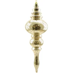 Clearance Christmas Forever FINIAL 306MM/14″ MERCURY FINISH CHAMPAGNE