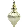 Hot Christmas Forever FINIAL 150MM/6″ SHINY GOLD RIBBED