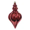 New Christmas Forever FINIAL 150MM/6″ SHINY RED RIBBED