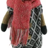 Clearance Christmas Forever FOX PLUSH BROWN 19″ STANDING W/SWEATER & RED SCARF