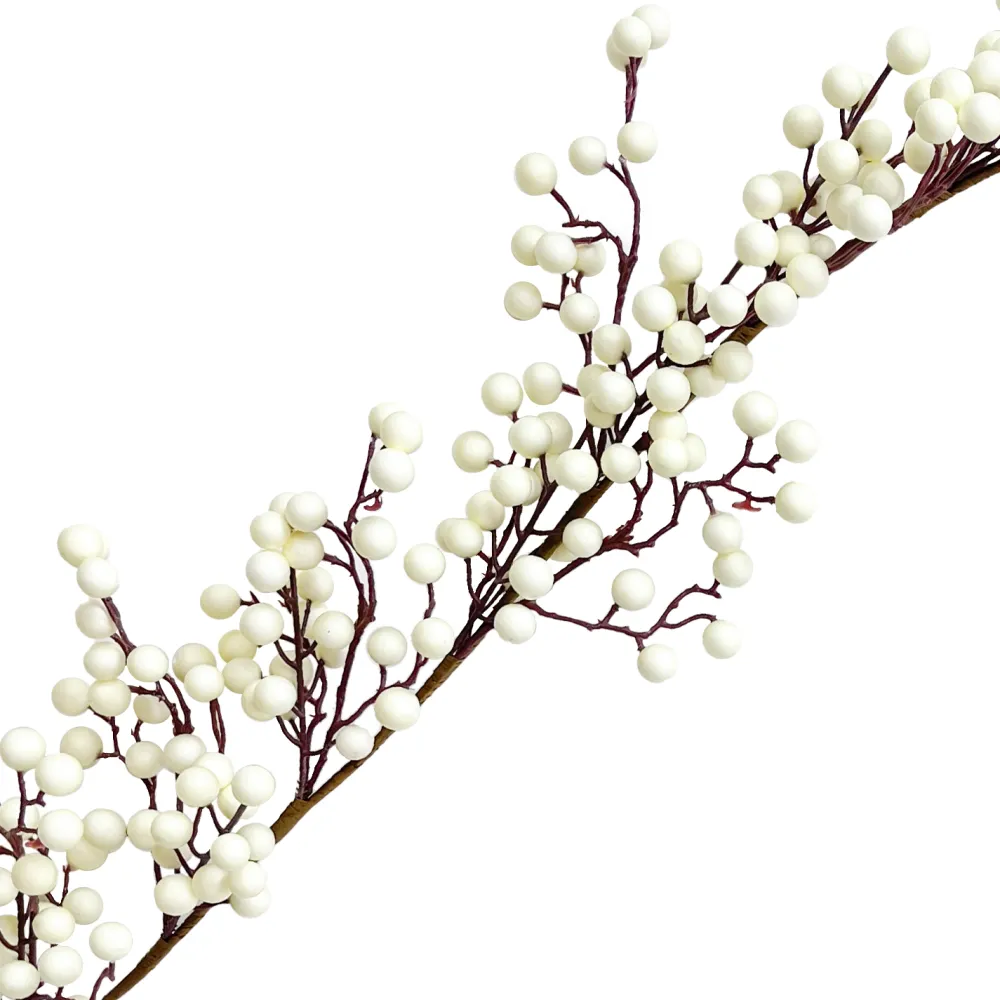 Hot Christmas Forever GARLAND BERRY 72″ MATT WHITE