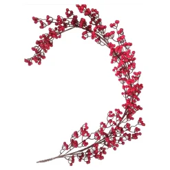 Outlet Christmas Forever GARLAND BERRY 59″ RED CLUSTER BERRY