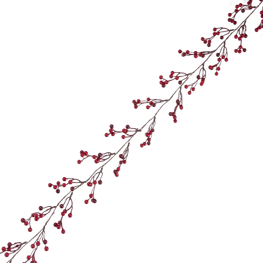 Hot Christmas Forever GARLAND BERRY 60″ RED COUNTRY BERRY
