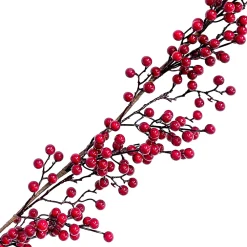 Hot Christmas Forever GARLAND BERRY 72″ SHINY RED