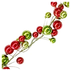 Outlet Christmas Forever GARLAND MIXED BALLS 72″ RED/GREEN SHINY/MATT