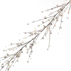 Outlet Christmas Forever GARLAND PEARLS 48″ CHAMPAGNE/WHITE