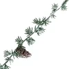 Hot Christmas Forever GARLAND PINE 47″ HANGING ICED PINE W/ PINE CONES
