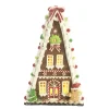 Sale Christmas Forever GINGERBREAD HOUSE W/ LED (YELLOW) 9.4″ CLAY DOUGH