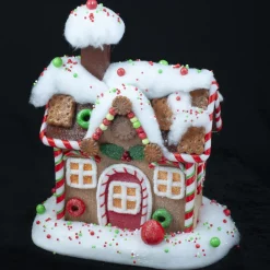 Best Christmas Forever GINGERBREAD HOUSE W/CHIMMEY 16/5″