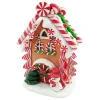 New Christmas Forever GINGERBREAD HOUSE .5″X3″X6″ W/ LED LIGHT(RED/GREEN/BLUE)