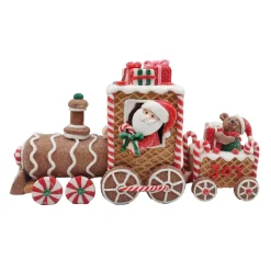 Best Christmas Forever GINGERBREAD TRAIN W/ SANTA 6.7″ CLAY DOUGH