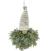 Sale Christmas Forever GNOME HANGING PINE BODY|FUR HAT GREEN/NATURAL 19.5″x27.5″ FROSTED