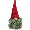 Online Christmas Forever GNOME PINE BODY|FABRIC HAT RED/GREEN 6.5″x10″ FROSTED