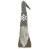 Sale Christmas Forever GNOME PLUSH FAUX FUR BROWN 34.5″ W/ SNOWFLAKE