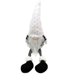 Hot Christmas Forever GNOME PLUSH SITTING 22″ BLUE/ WHITE W/ DANGLE LEGS
