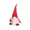 Outlet Christmas Forever GNOME PLUSH SITTING 12″ RED/ WHITE W/ SNOWFLAKE & LED LIGHTS