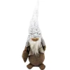 Christmas Forever GNOME PLUSH STANDING 20″ BROWN/ BIRCH FUR HAT W/FACE