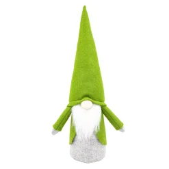 Clearance Christmas Forever GNOME PLUSH STANDING 17″ GREEN/ GRAY