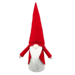 Outlet Christmas Forever GNOME PLUSH STANDING 17″ RED/ GRAY