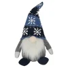 Christmas Forever GNOME PLUSH STANDING11” BLUE W/ SNOWFLAKE HAT