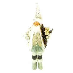 Outlet Christmas Forever GNOME STANDING IVORY/GOLD 24″ WITH GIFT