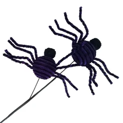 Christmas Forever HALLOWEEN SPRAY 2xSPIDER 25″ BLACK/PURPLE