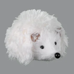Online Christmas Forever HEDGEHOG WHITE 5.5″ SOFT FAUX FUR