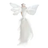 Christmas Forever HUMMING BIRD WHITE 6″X 4″ W/ GLITTER & CLIP