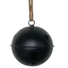 Online Christmas Forever JINGLE BELL BLACK MATT 5.5″ W/ ROPE HANGER