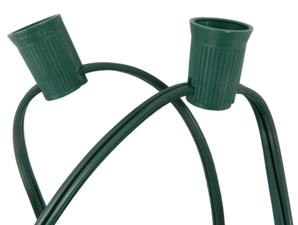 Best Christmas Forever LIGHT CORD GREEN C9 X 1000′ 12″ SPACING
