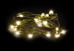New Christmas Forever LIGHT LED I/D MICRO DOT 18L 6FT. B/O WARM WHITE W/TIMER G/W