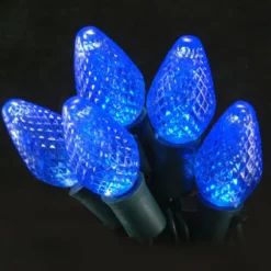 Outlet Christmas Forever LIGHT LED O/D C7 FACETED 25L BLUE