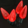 New Christmas Forever LIGHT LED O/D C9 FACETED 25L RED