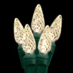 Hot Christmas Forever LIGHT LED O/D C6 FACETED 70L WARM WHITE