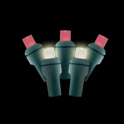Sale Christmas Forever LIGHT LED O/D CONICAL 70L RED & WARM WHITE ALTERNATING