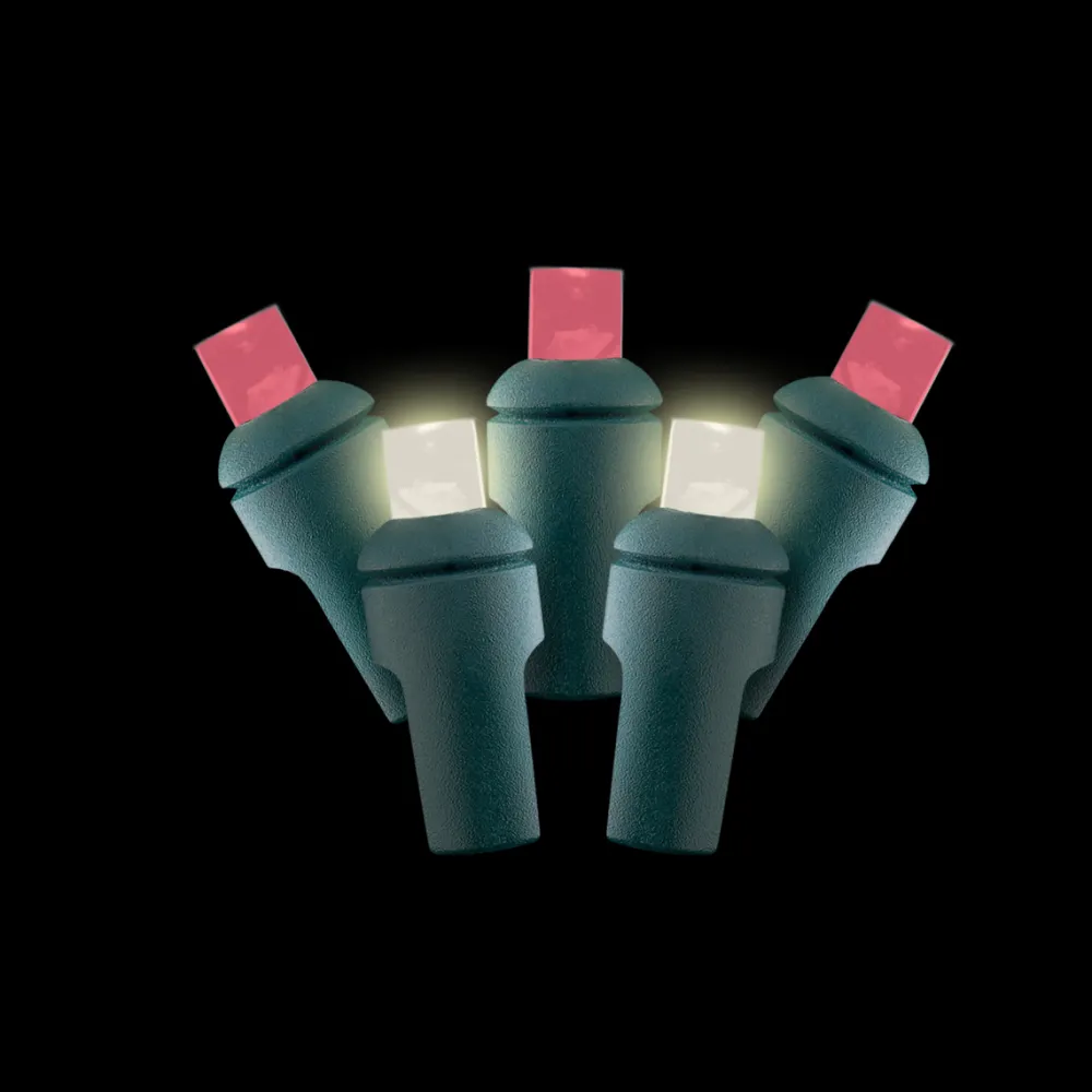 Sale Christmas Forever LIGHT LED O/D CONICAL 70L RED & WARM WHITE ALTERNATING